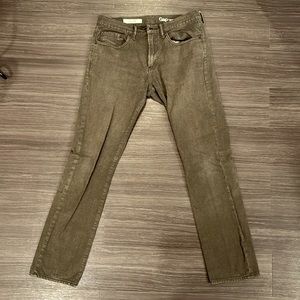 Gap Slim Denim Men’s Green Pants Size 31x32